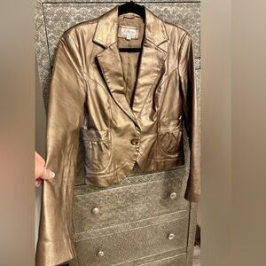 NWOT 100% LEATHER J. MARCO Coat